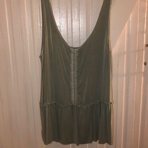 soft green tank top